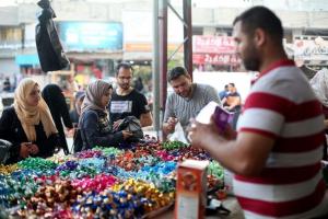 بازار غزه در ایام عید قربان 