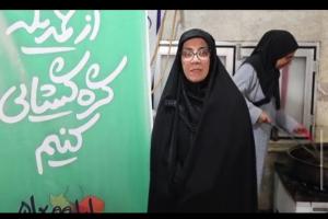 آماده‌سازی ۲ هزار  قرص نان سنتی گولاچ توسط بانوان بسیجی در سمنان