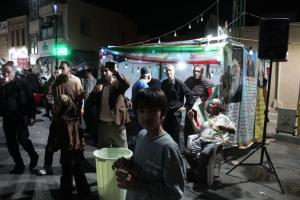 برپایی موکب امام سجاد (ع) مسجد عابدینیه در میدان هفت تیر سمنان